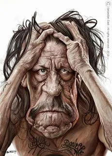VIEJITO Dibujo Danny trejo