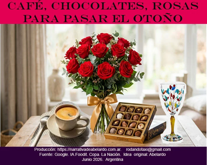 CAFÉ CHOCOLATE ROSAS