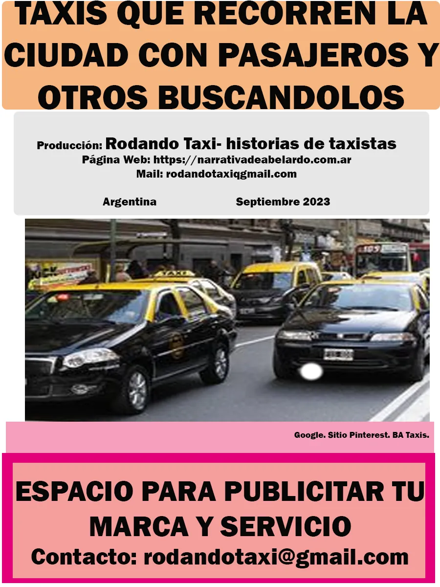 TAXIS QUE RECORREN LA CIUDAD